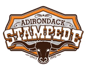 adirondack stampede rodeo logo