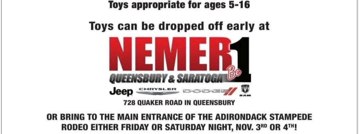 toy drive promo flyer