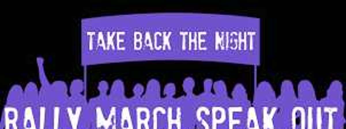 take back the night event poster