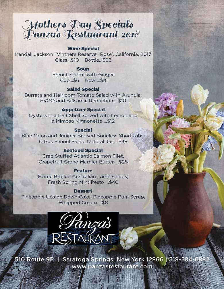 mother's day restaurant specials