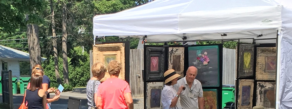 Vendor Tent at Rhinebeck Crafts Festival