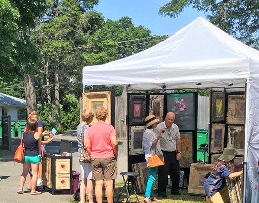 Vendor Tent at Rhinebeck Crafts Festival