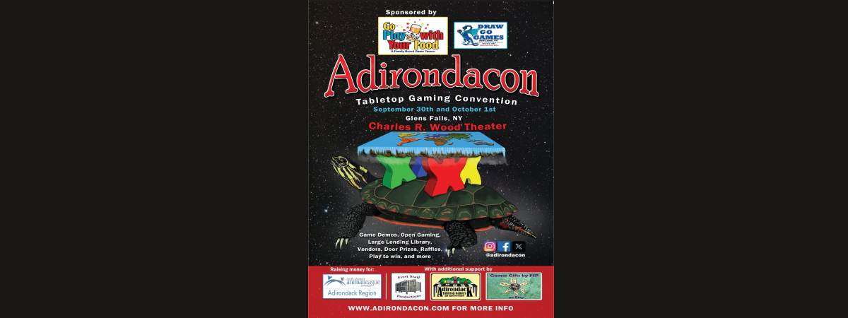 adirondacon tabletop gaming convention september 20 and oct 1