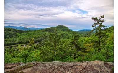 green mountains view