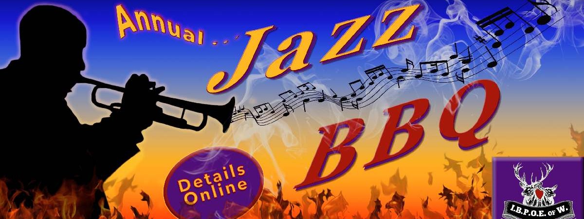 Jazz bbq flyer