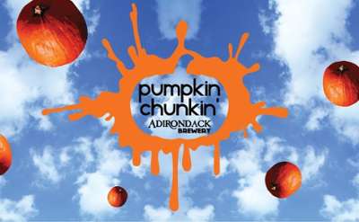 pumpkin chunkin logo with flying pumpkins