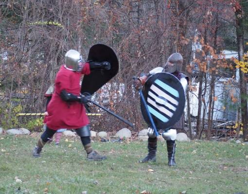 knights fighting
