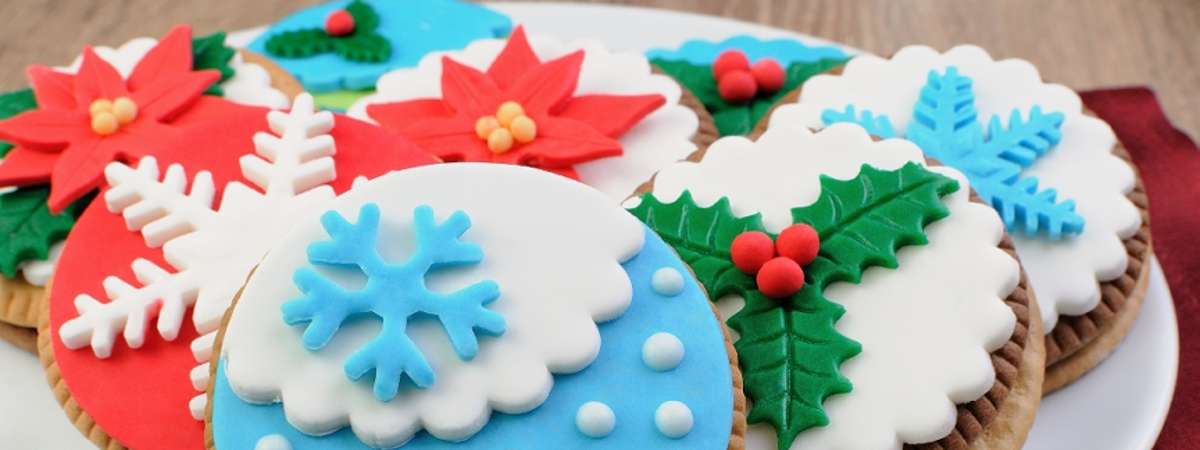 decorated christmas cookies