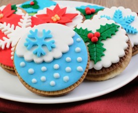 decorated christmas cookies