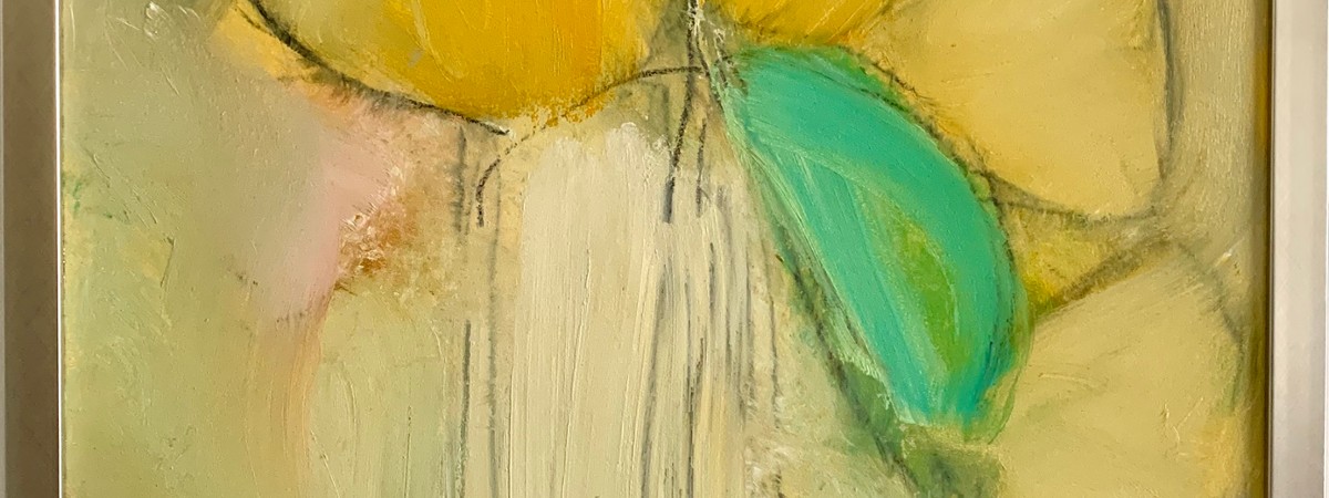 oil on board painting