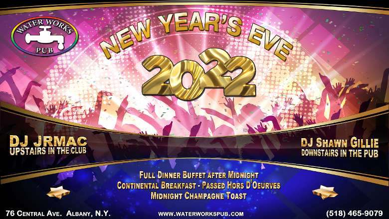 New Year's Eve at Waterworks Pub Banner