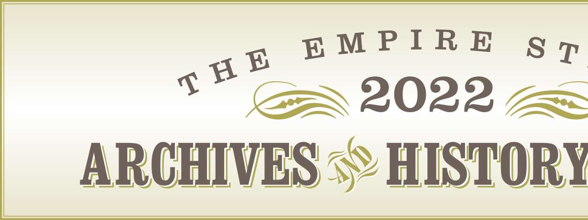 2022 Empire State Archives & History Award Banner