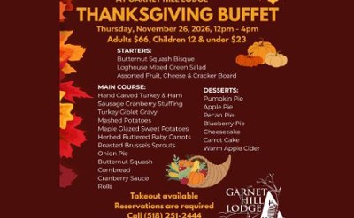thanksgiving buffet menu