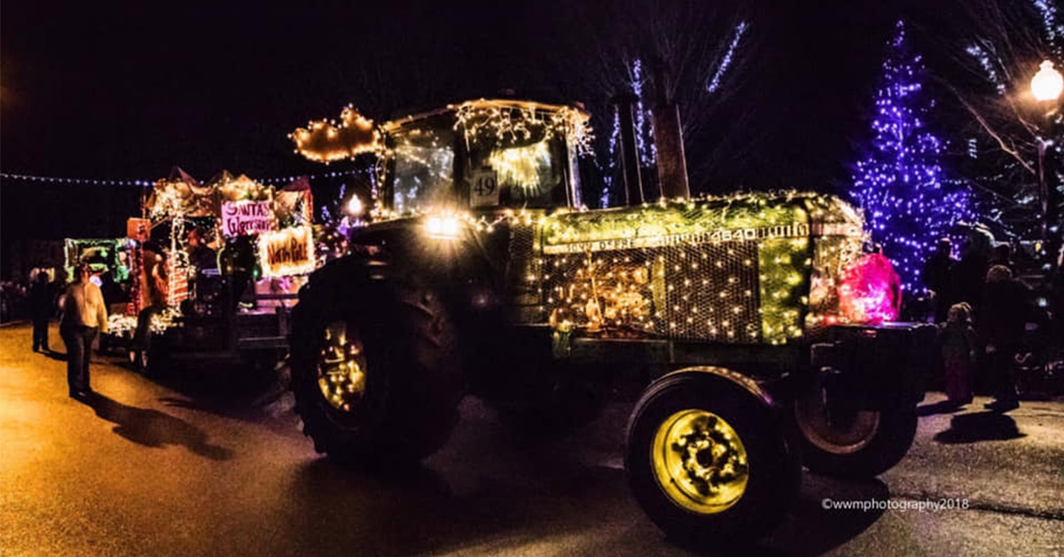 Granville's 6th Annual Lighted Tractor Parade Saturday, Dec 14, 2024