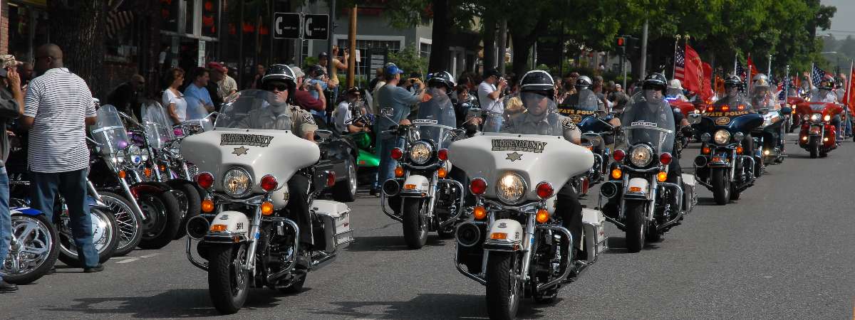 motorcycle parade