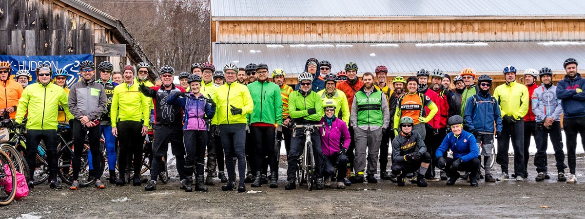Large Group of Cyclists Photo