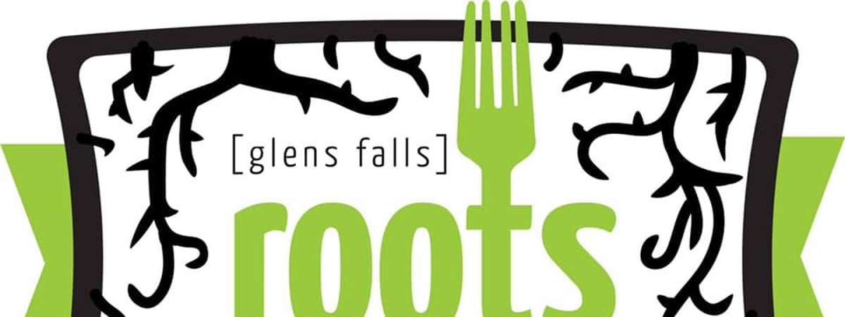 glens falls roots vegan festival logo