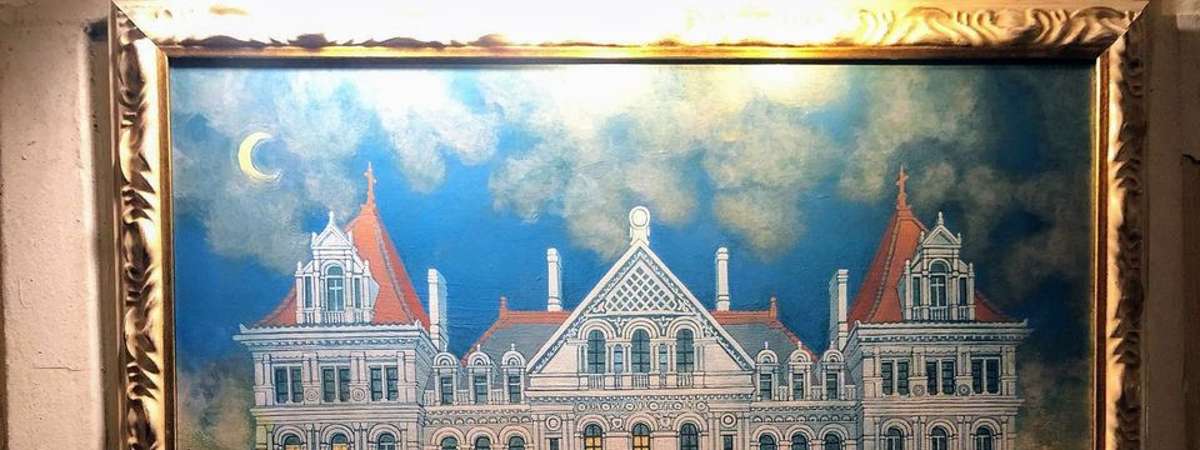 painting of the nys capitol building