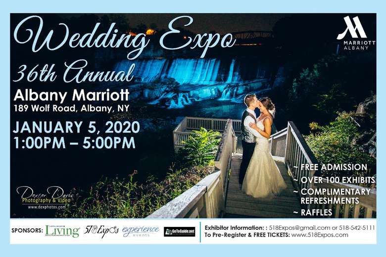 36th Annual Wedding Expo at the Albany Marriott Sunday, Jan 5, 2020