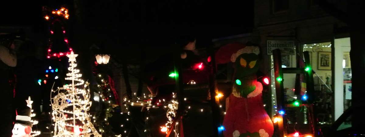 Lighted Holiday Parade in Cambridge Photo