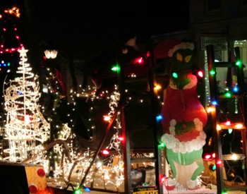 Lighted Holiday Parade in Cambridge Photo