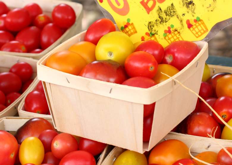 Cherry tomatoes at the Market