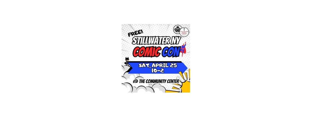 stillwater comic con logo
