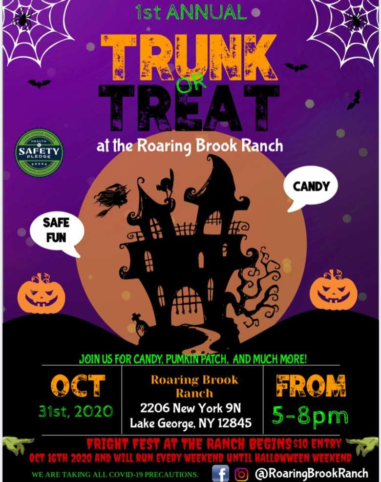 Trunk or Treat at Roaring Brook Ranch - Saturday, Oct 31, 2020 - Lake ...