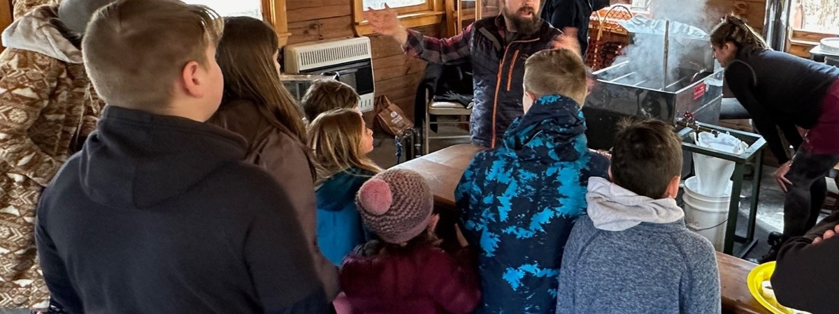 Maple sugaring at Up Yonda Farm