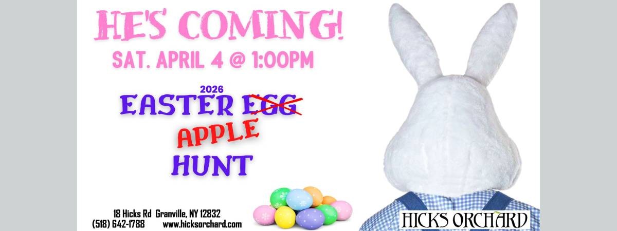 easter apple egg hunt