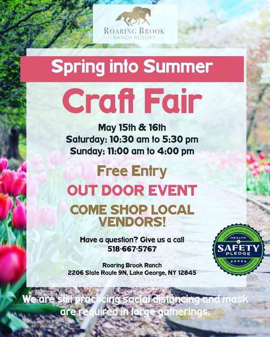 Spring Into Summer Craft Fair - Saturday, May 15, 2021 until Sunday
