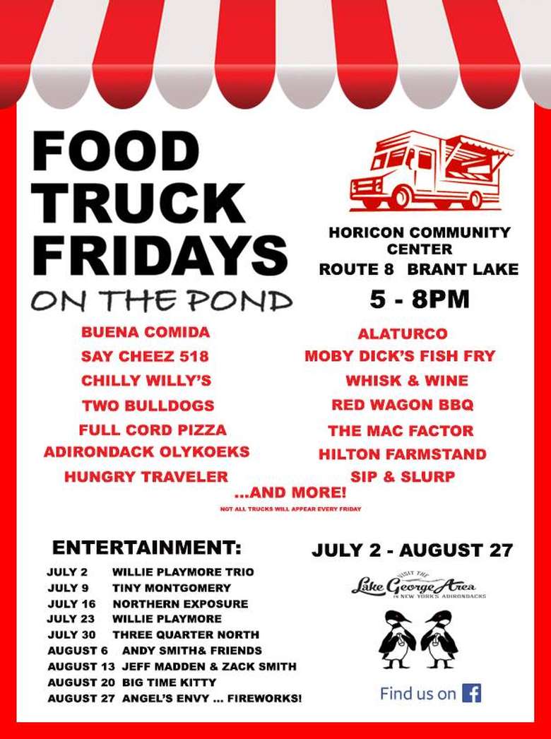 Aug 27 2021 Food Truck Fridays on the Pond - Friday, Aug 27, 2021 - The ...