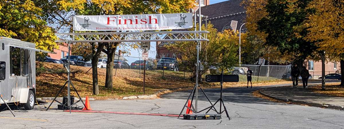 finish line for race