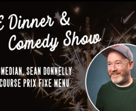 nye dinner and comedy show