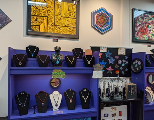 inside shop