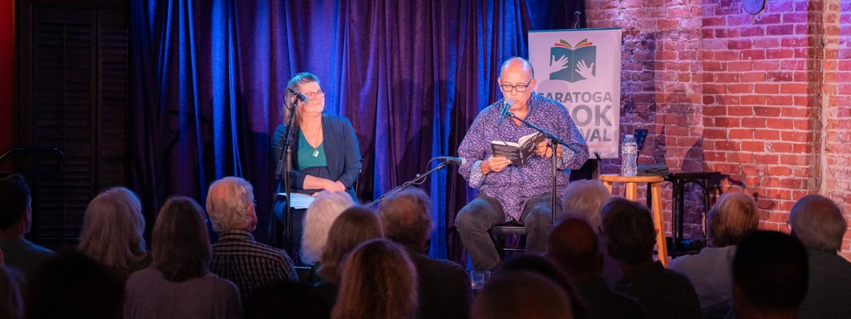 book festival book talk at Caffe Lena
