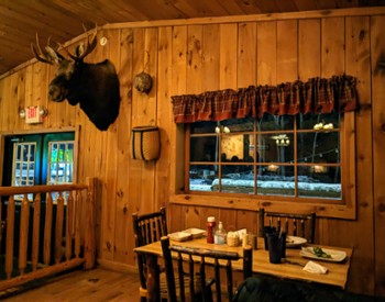 interior of adirondack bar and grill