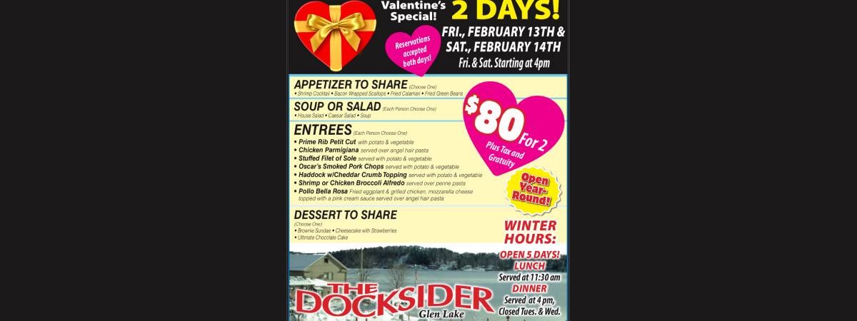 valentine's day specials