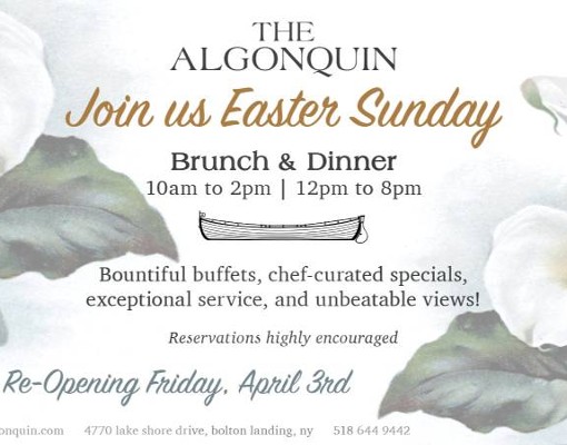 algonquin easter sunday info