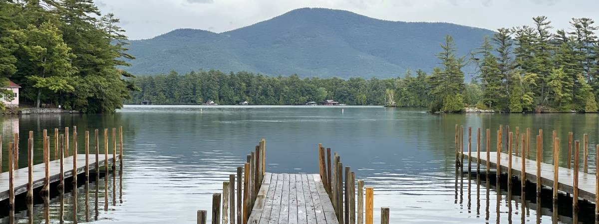 view of lake george from docks