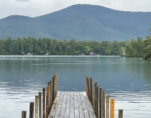 view of lake george from docks