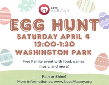 Love Albany Egg Hunt Banner