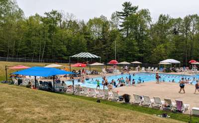 people at community pool