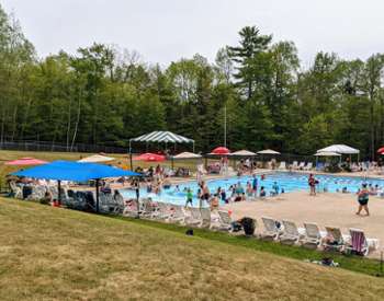 people at community pool