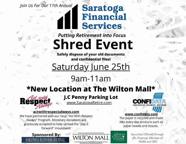 free shredding events near me 2022