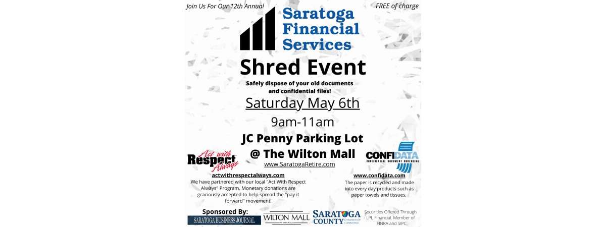 shred event flyer