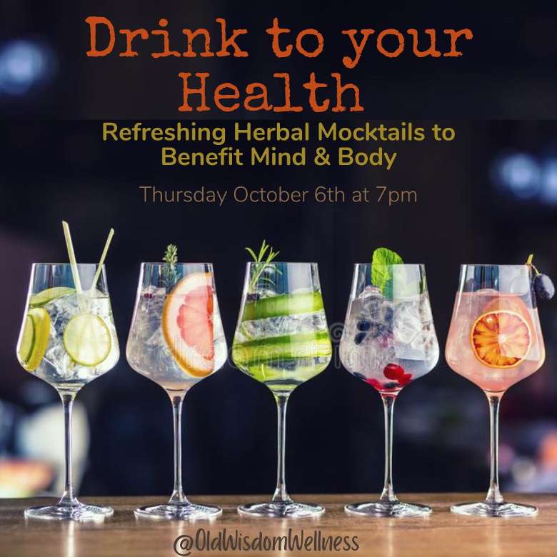 Drink to your Health: Refreshing Herbal Mocktails to Benefit your Mind & Body
