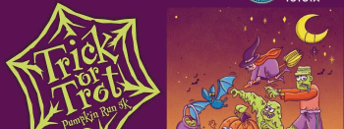 trick or trot 5K promo