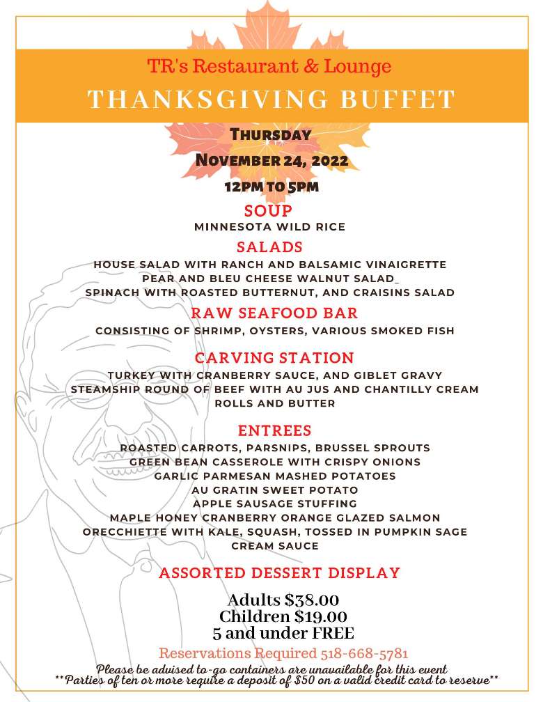 Thanksgiving Buffet at TR's Restaurant & Lounge (Holiday Inn Resort