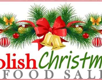 Christmas Food sale with wreath